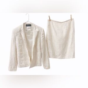 Harve Benard Cream Skirt Set